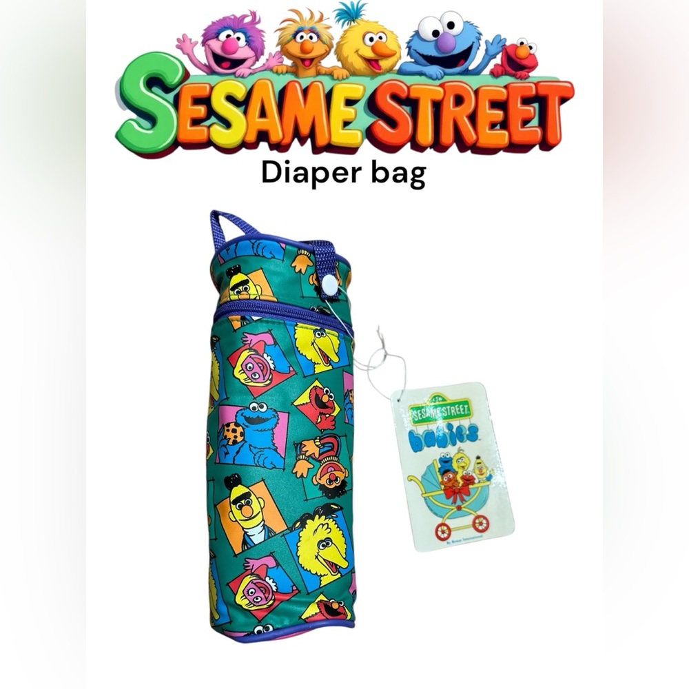 Sesame Street Kids Diaper Bag - Colorful Characters